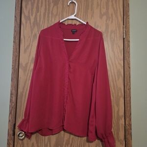 Torrid Georgette button down blouse - size 1X, 14/16